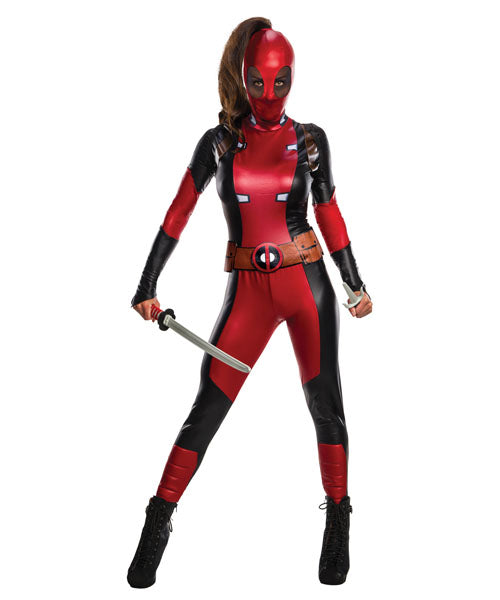 lady deadpool dress Costume – The Joke Shop lady deadpool unmasked