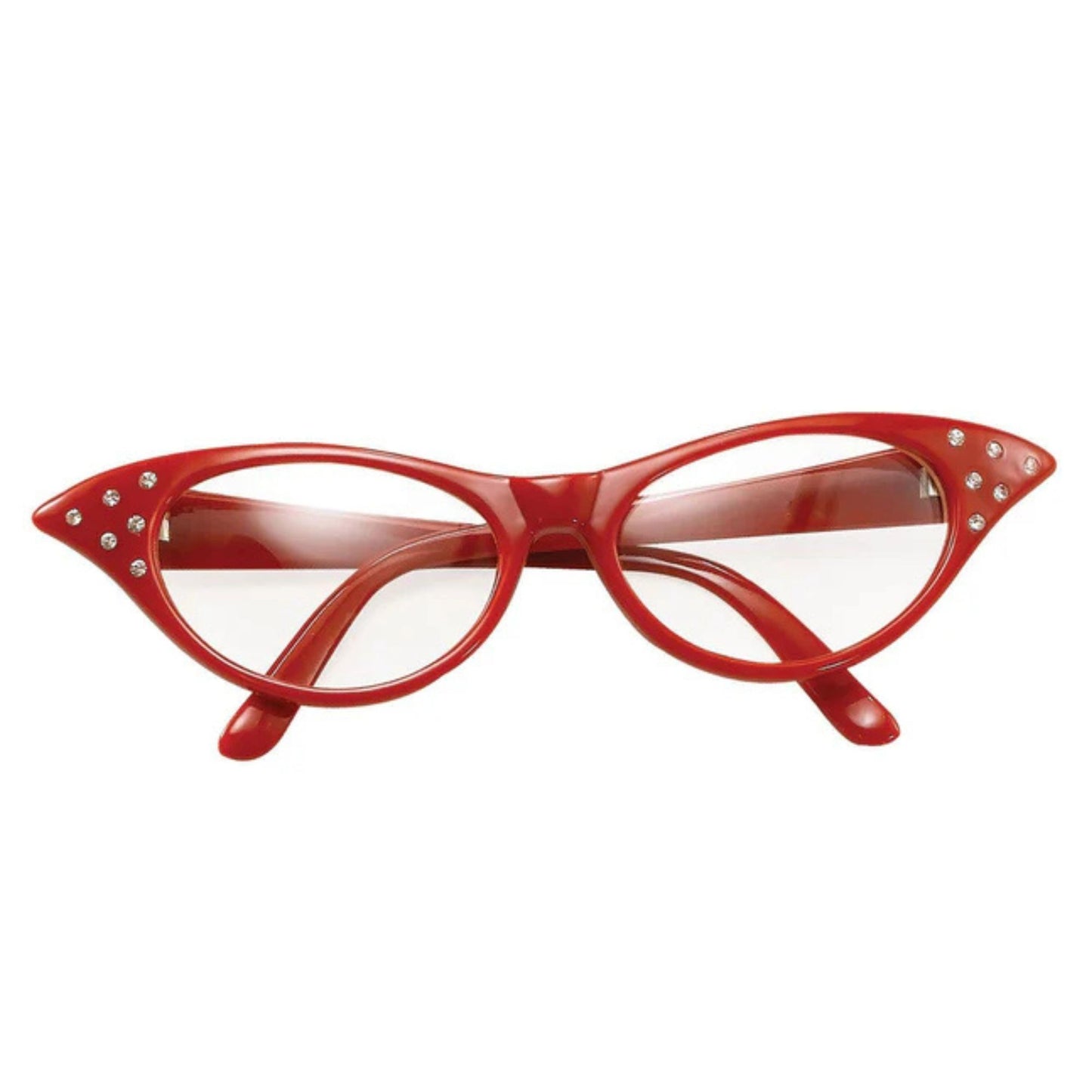 50's Glasses - Red
