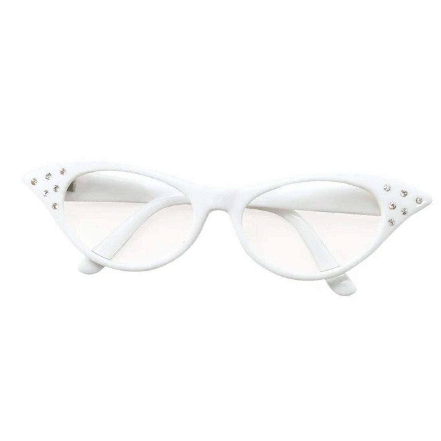 50's Glasses - White