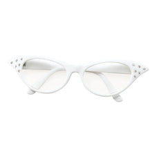 50's Glasses - White
