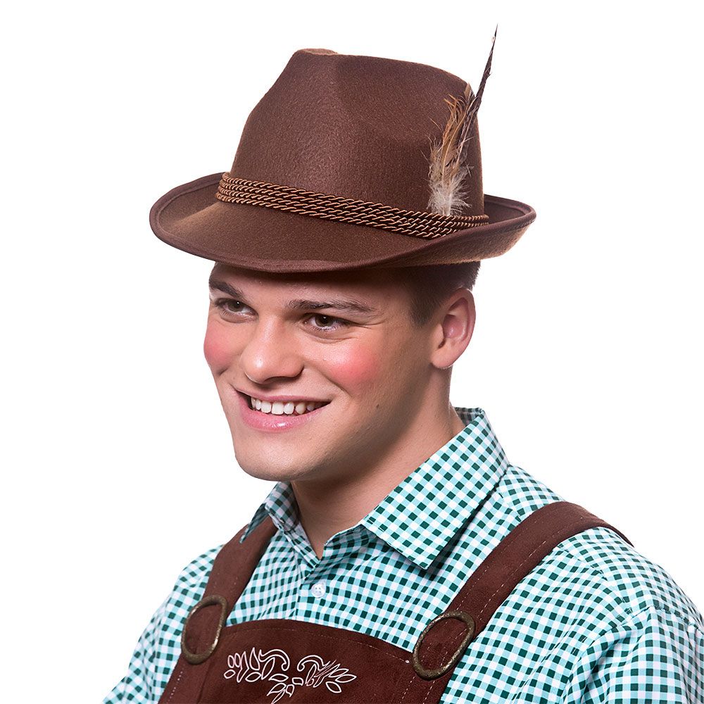 Deluxe Bavarian Hat - Brown