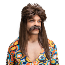 70s Guy Wig & Moustache