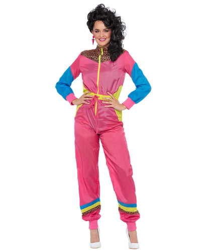 80's Colour Block Ski Shell Suit Costume