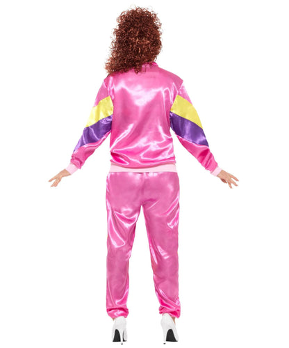80s Height of Fashion Shell Suit Costume - Pink