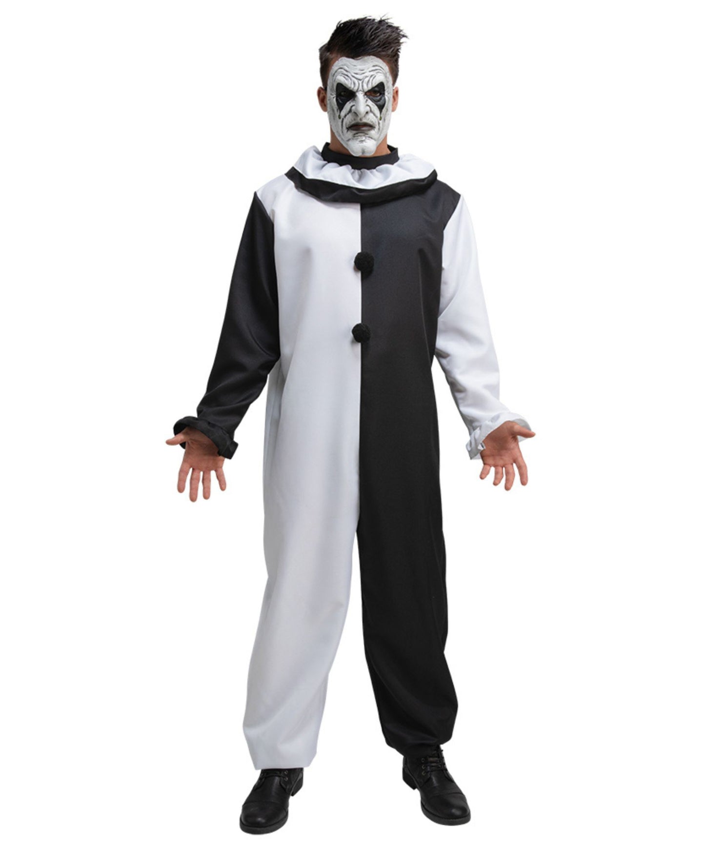 Black & White Clown Costume