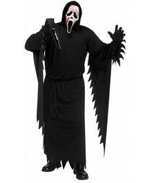 Blood Splatter Ghost Face Costume