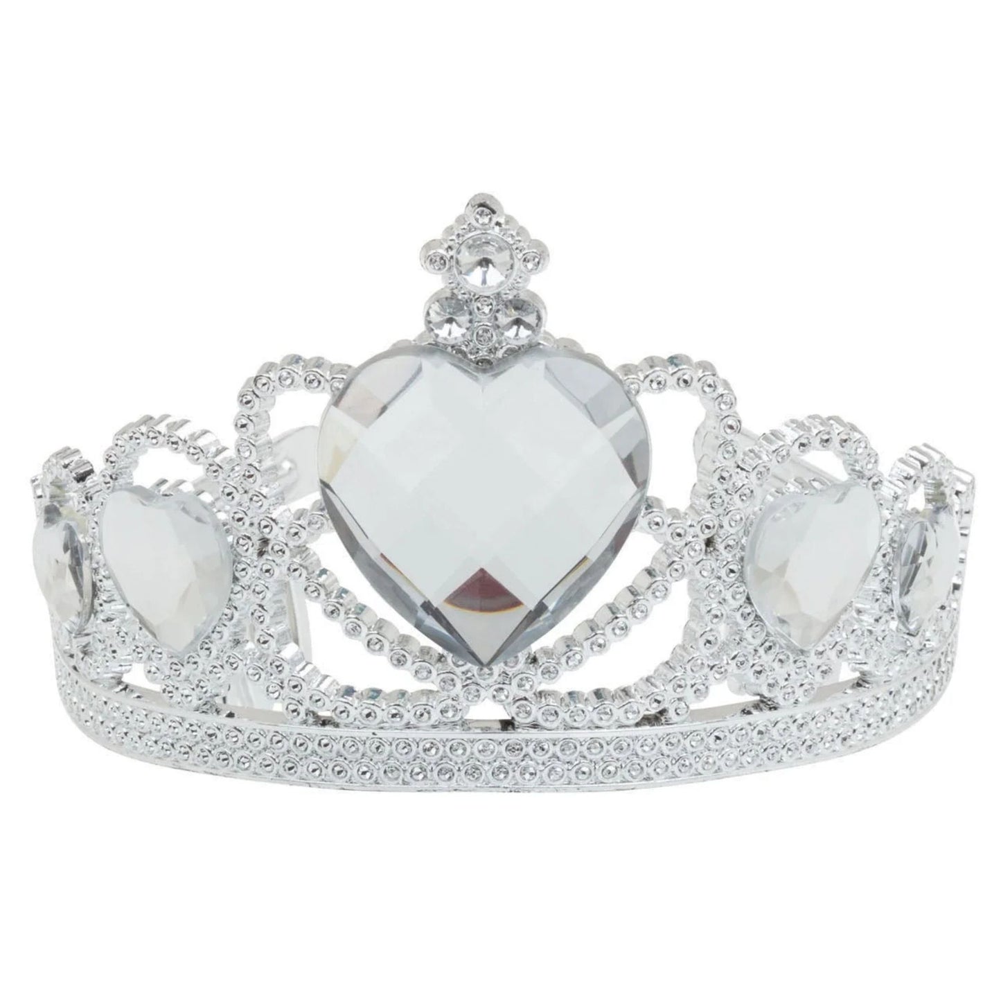 Clear Stone Silver Tiara