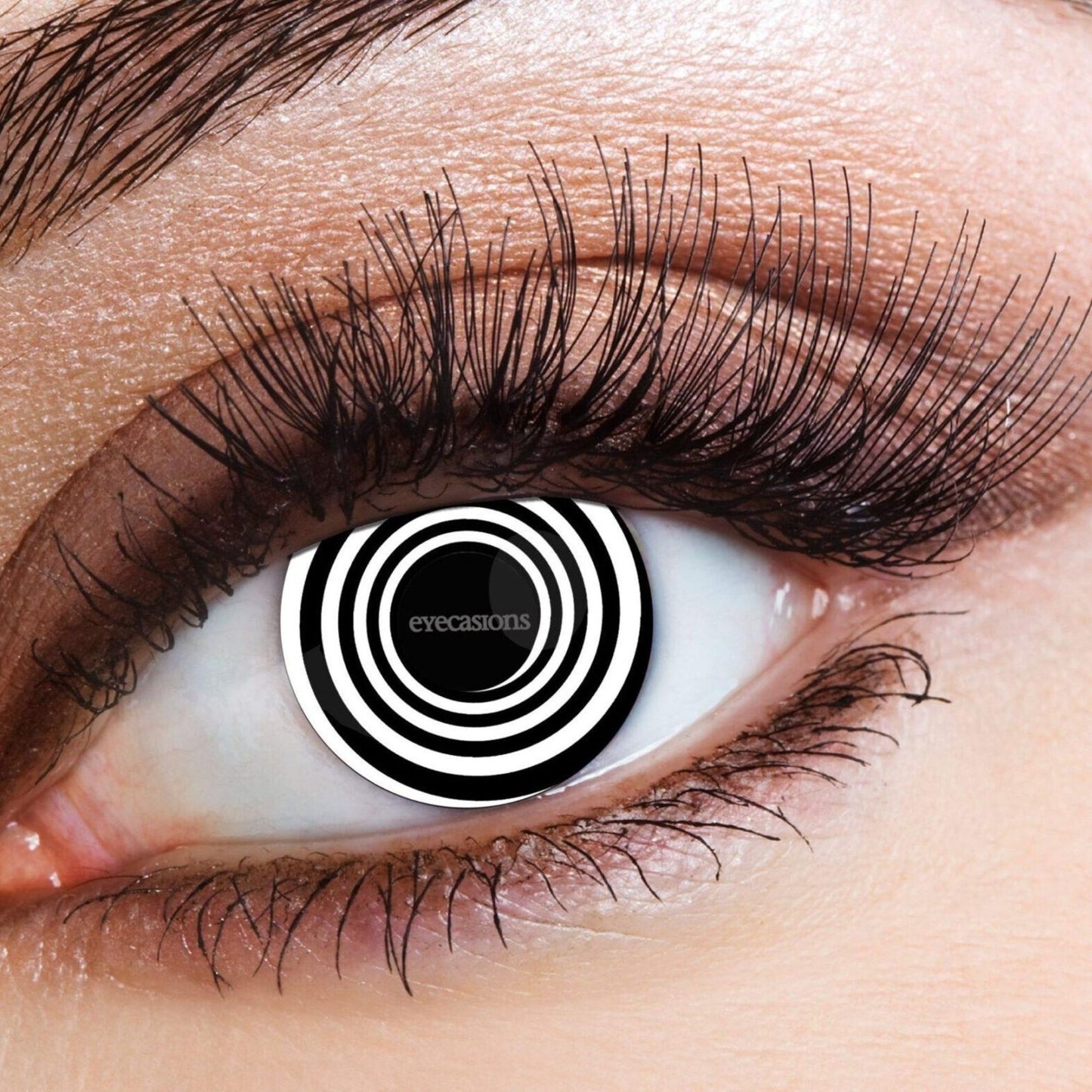 Contact Lenses - Black Spiral