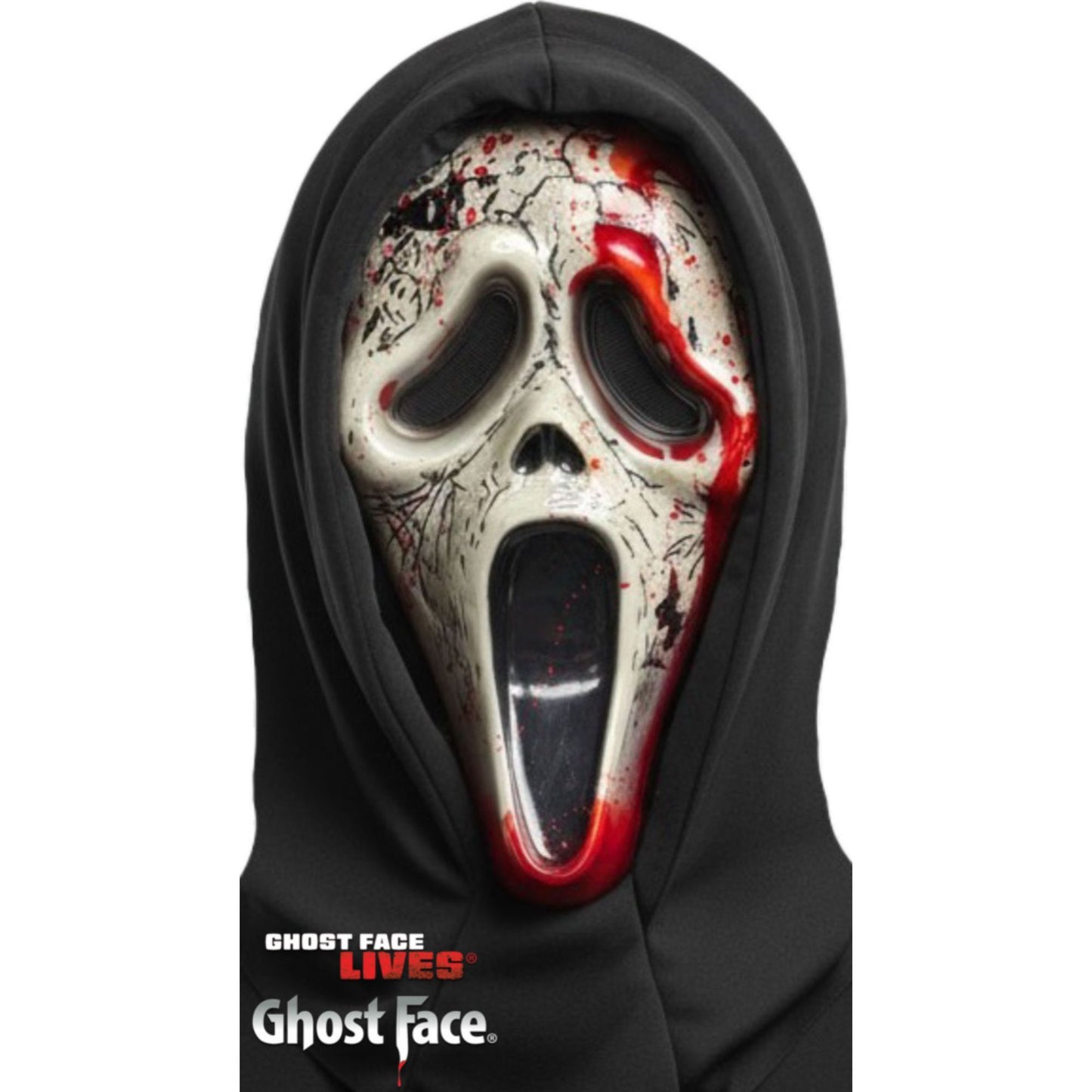 Ghost Face Aged Bleeding Mask