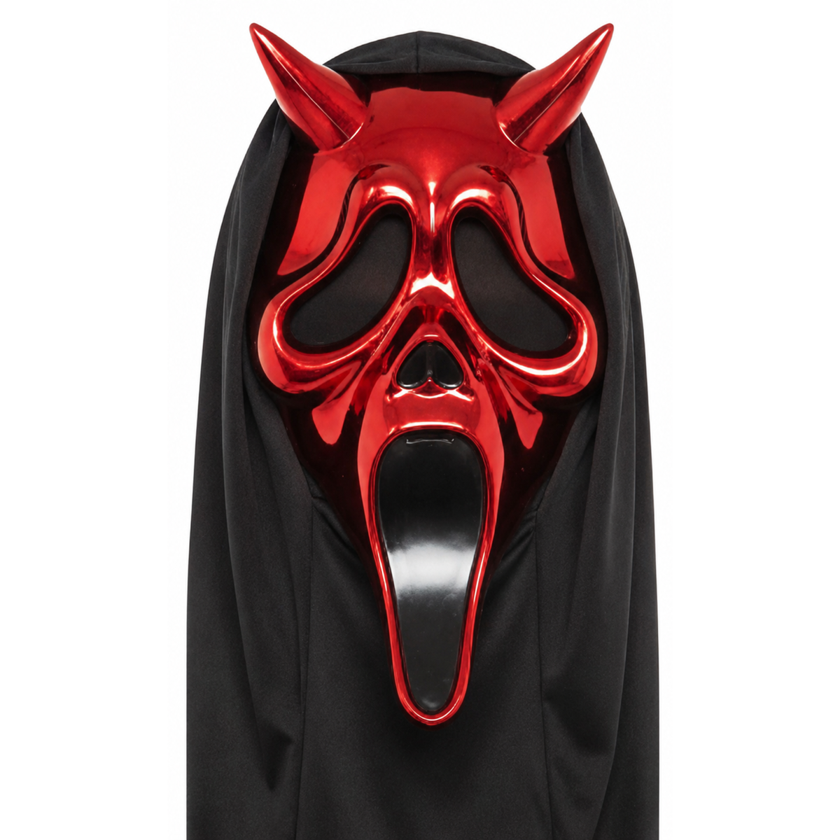 Ghost Face Chrome Devil Mask