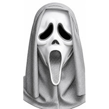 Ghost Face Glitter Mask - Silver