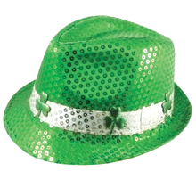 Irish Sequin Trilby Hat
