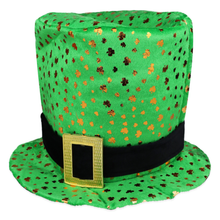 Irish Shamrock Top Hat with Buckle