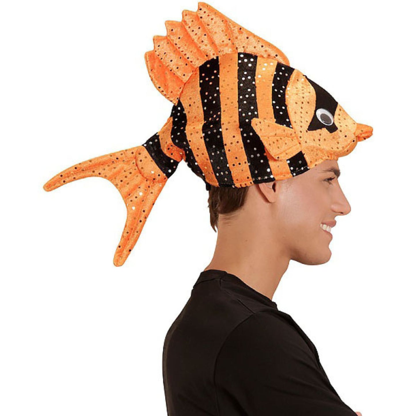Orange Tropical Fish Hat