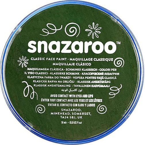 Snazaroo Face Paint - Dark Green