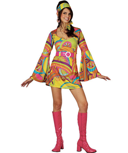 Retro Go Go Girl - Yellow