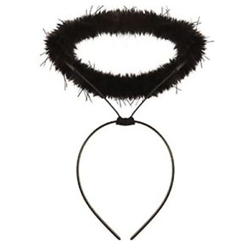 Black Fluffy Halo