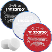 Snazaroo Set - Black, White, Red & Sponges