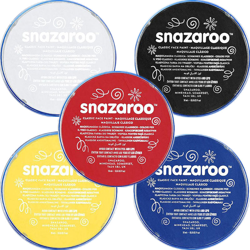 Snazaroo Face Paint Set - Base Colours