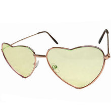 Heart Shape Glasses (Yellow)