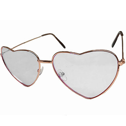 Heart Shape Glasses (Clear)