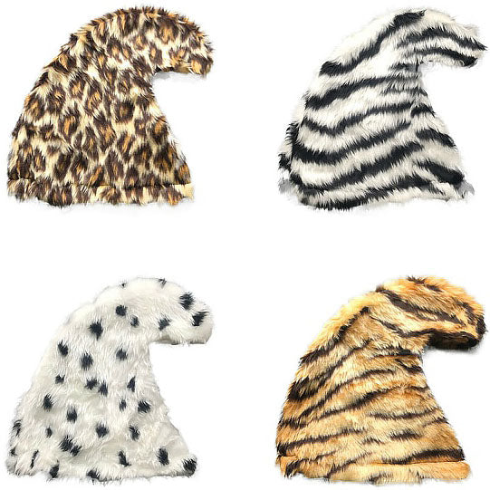 Animal Print Gnome Hat