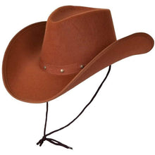 Texan Cowboy Hat - Brown