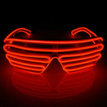 LED Shutter Glasses - Red
