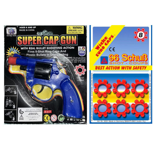 Super Cap Gun With Caps