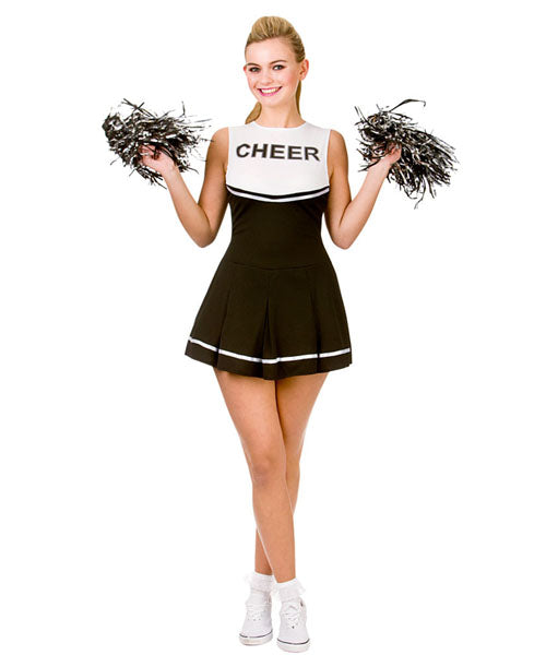 High School Cheerleader Costume - Black