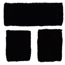 Neon Sweatband Set - Black