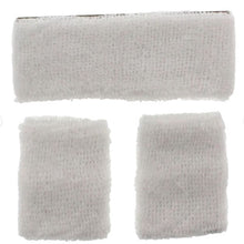 Neon Sweatband Set - White