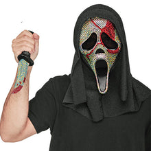Ghost Face Bling Mask & Knife Set