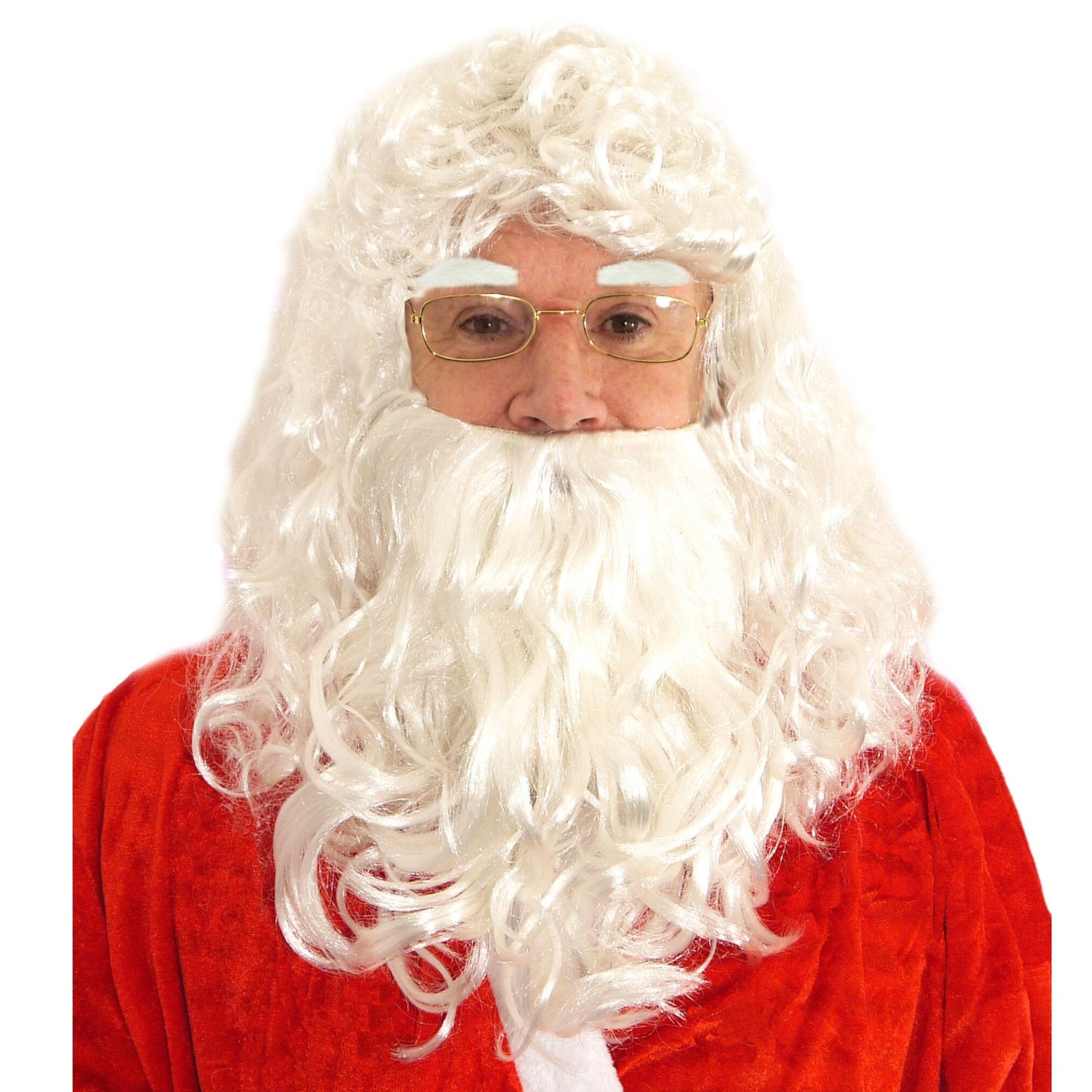 Santa Wig, Beard & Eyebrows Set