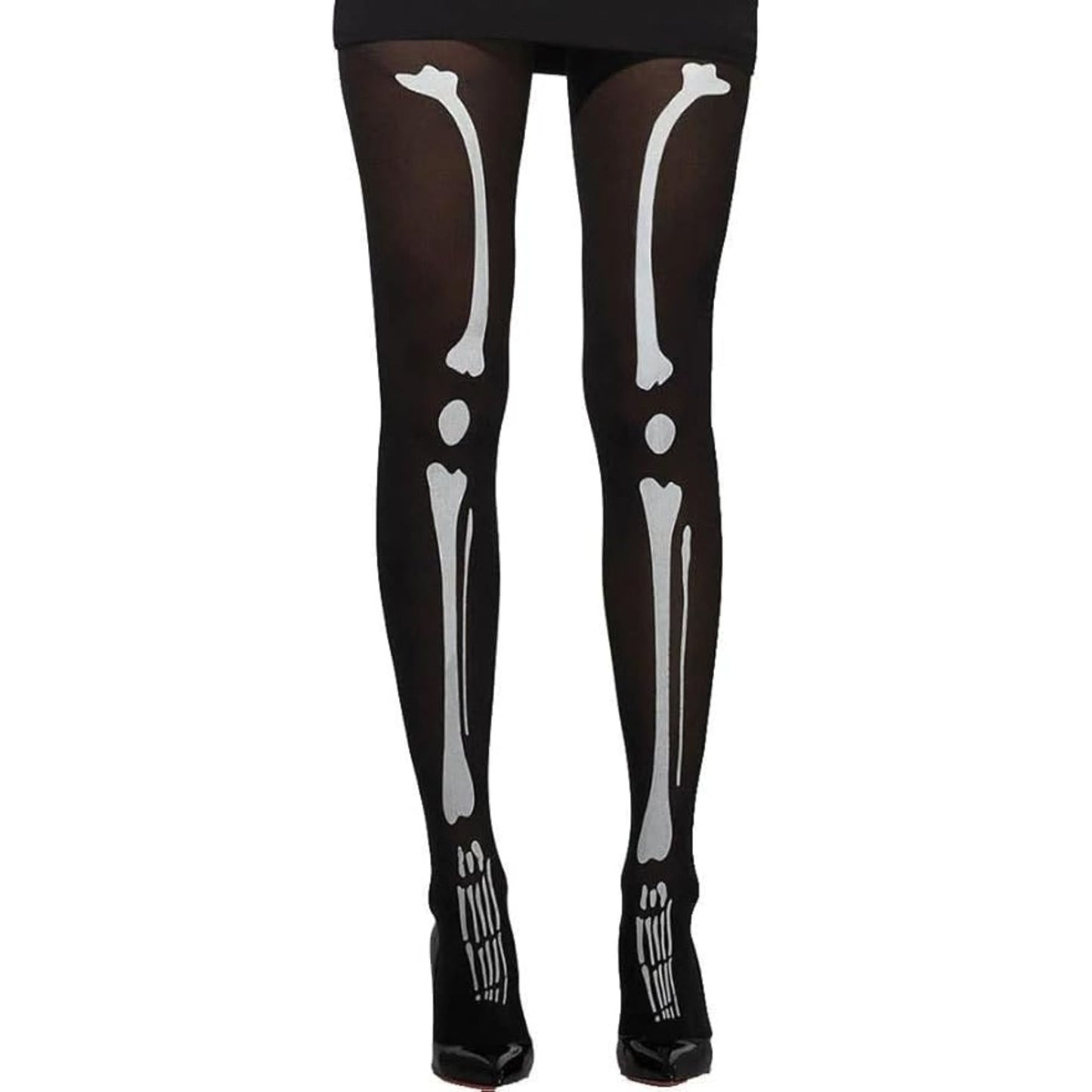 Skeleton Bone Print Tights