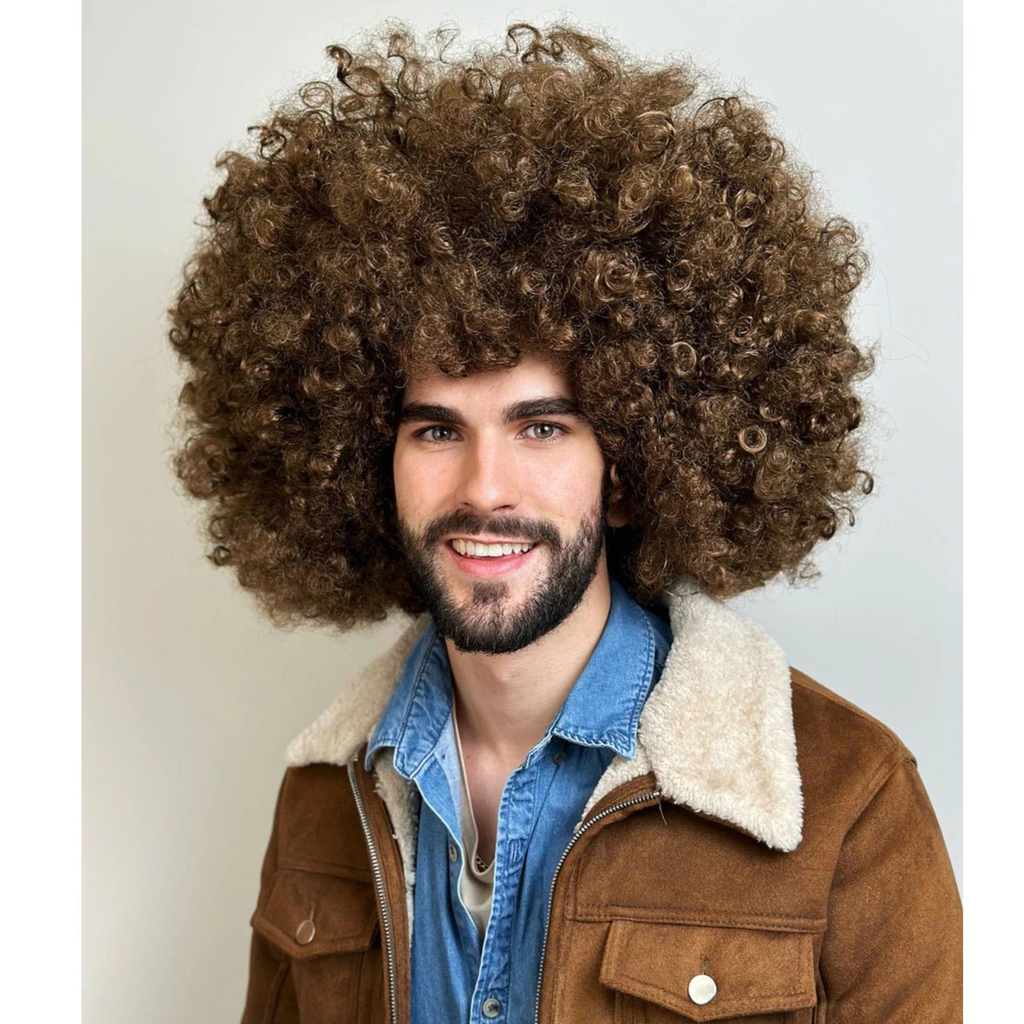 Super Jumbo Afro Wig  - Brown