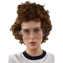 Geek Afro Wig & Glasses Set