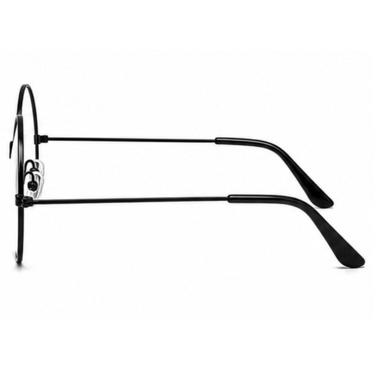 Lennon Glasses - Clear Black