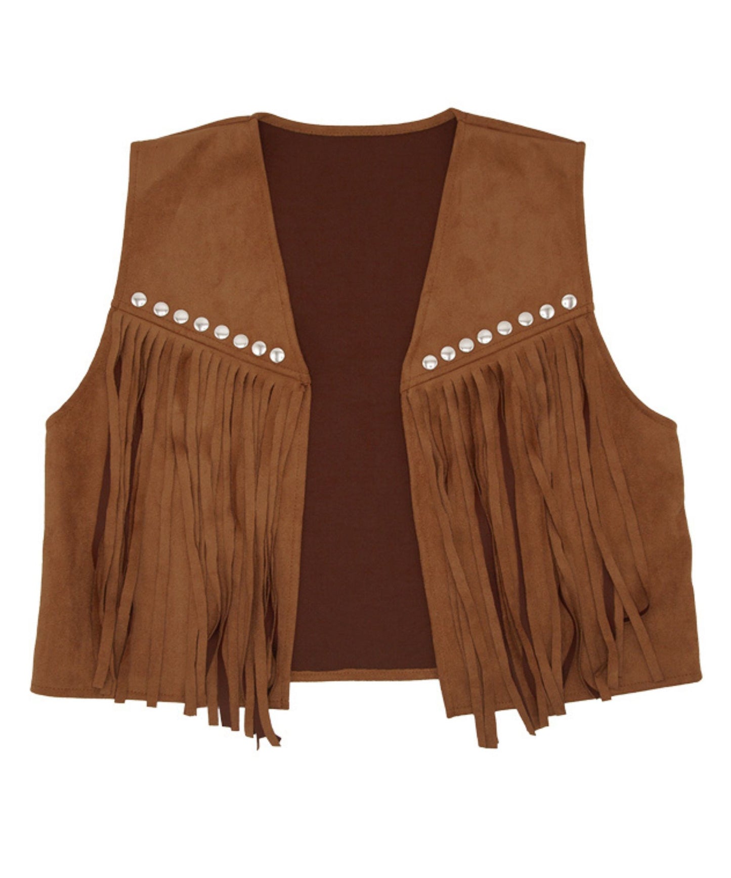 Faux Suede Waistcoat