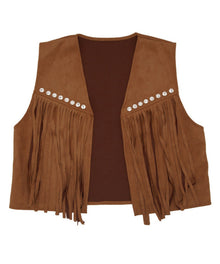 Faux Suede Waistcoat