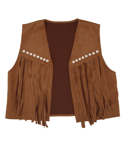 Faux Suede Waistcoat
