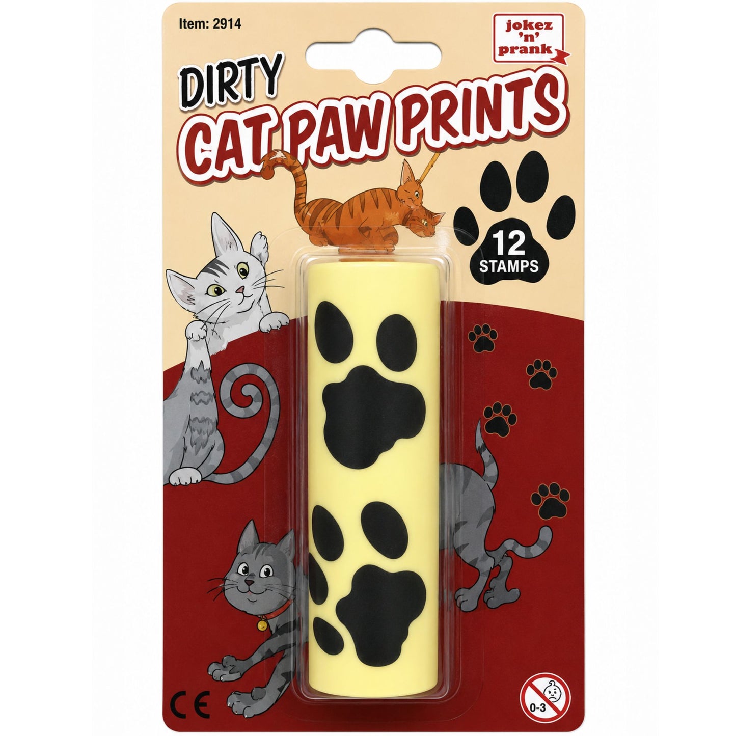 Dirty Cat Paw Prints