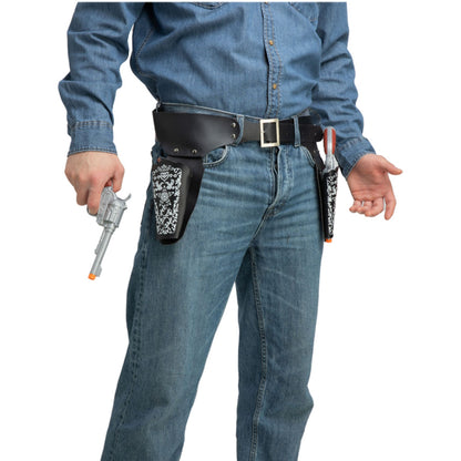 Double Cowboy Guns with Belt & Holster