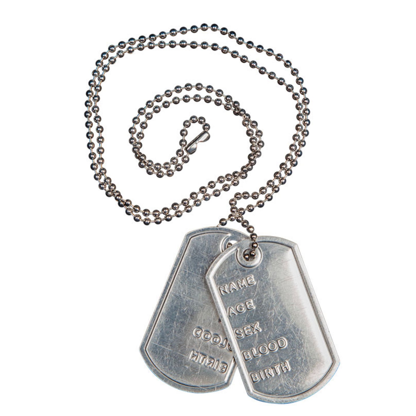 Double Military Dog Tags