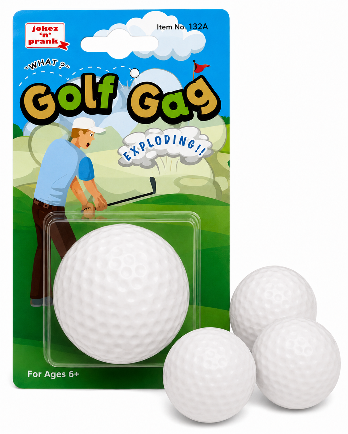 Exploding Golf Balls - 3 Pack