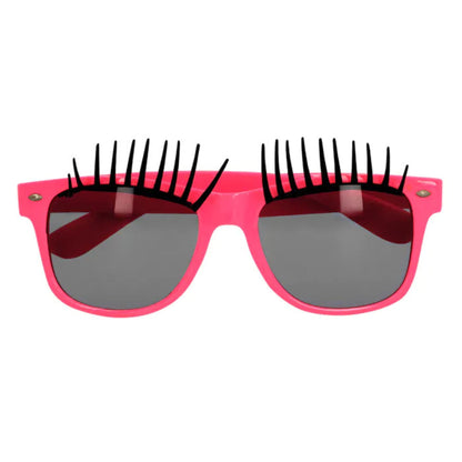 Pink Glasses With Eyelashes
