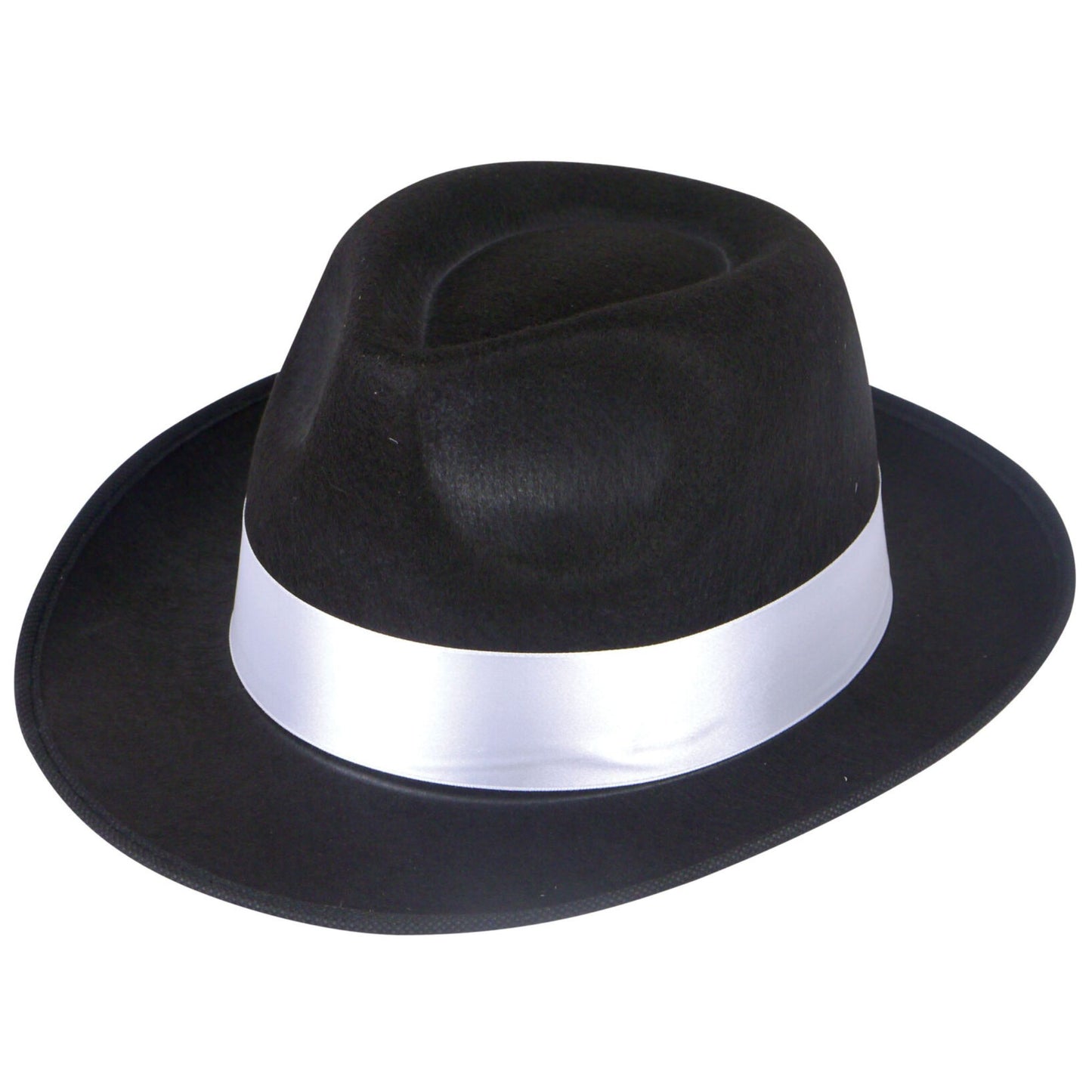 Black Fedora Gangster Hat