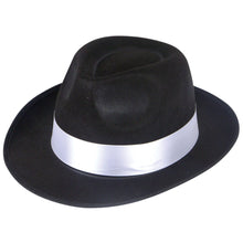 Black Fedora Gangster Hat