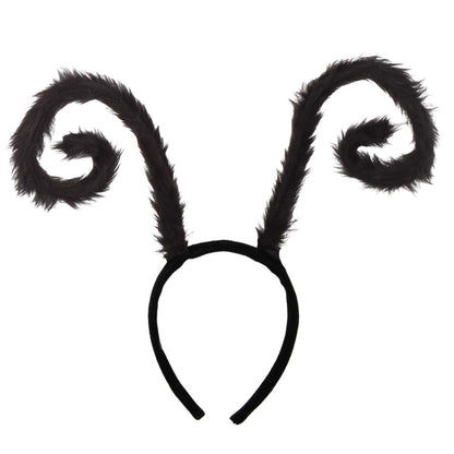 Fluffy Insect Antenna Headband