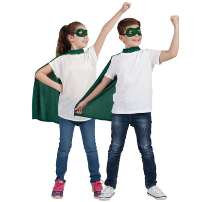Kid's Superhero Cape & Mask